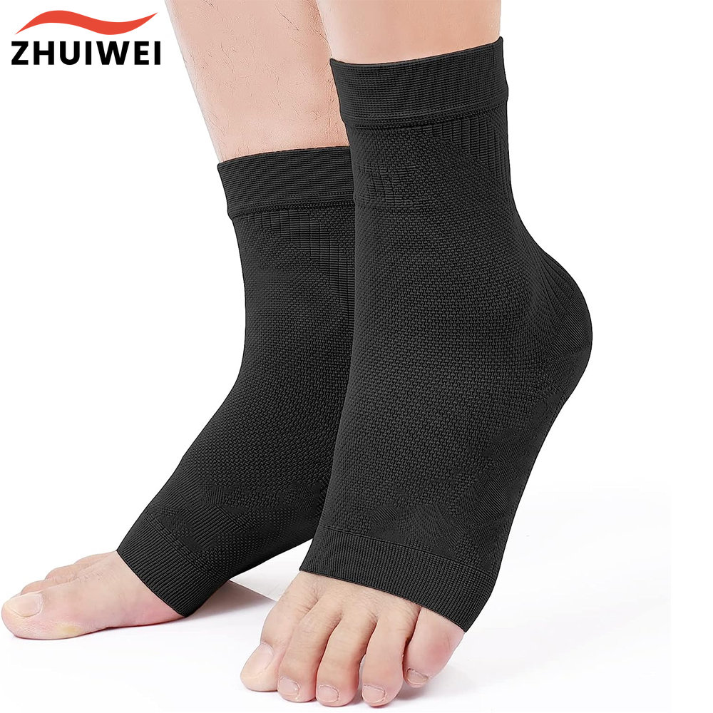 Ankle Brace Sock - 1 คู่ข้อเท้ารั้งการบีบอัดแขน,ถุงเท้าการบีบอัดข้อเท้าทางการแพทย์สําหรับ Plantar Fasciitis,ข้อเท้าบวม,Arch Support
