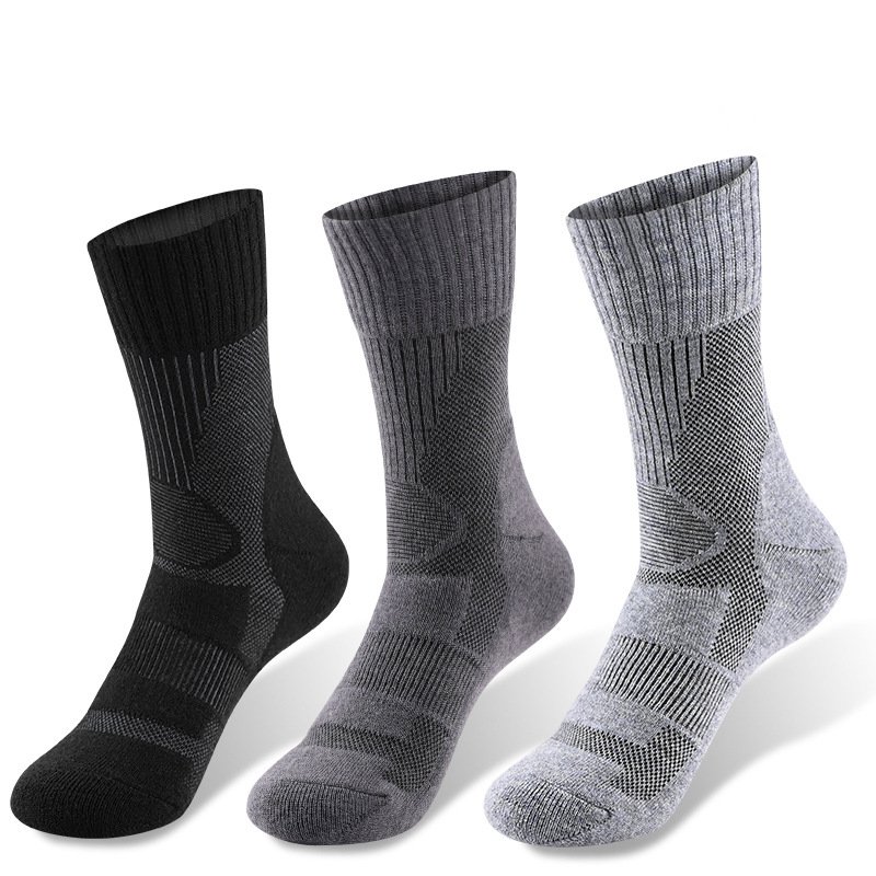 Wool Hiking Sock - 1 คู่ Merino ขนสัตว์ถุงเท้าฤดูหนาวถุงเท้าสําหรับผู้ชายผู้หญิงหนา Mountaineering เดินป่าถุงเท้า