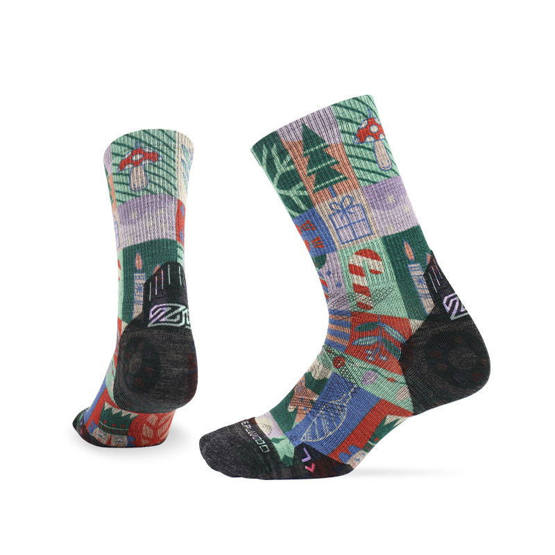 Wool Hiking Sock - ZEALWOOD Merino Wool วิ่งถุงเท้าผู้ชายผู้หญิง Trail Run