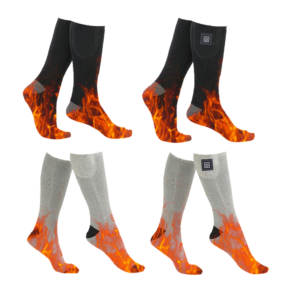 Thermal Sock Winter - ถุงเท้าอุ่นไฟฟ้า (ไม่มีแบตเตอรี่) ถุงเท้ากันความร้อน 3 ระดับอุณหภูมิ สำหรับฤดูหนาว