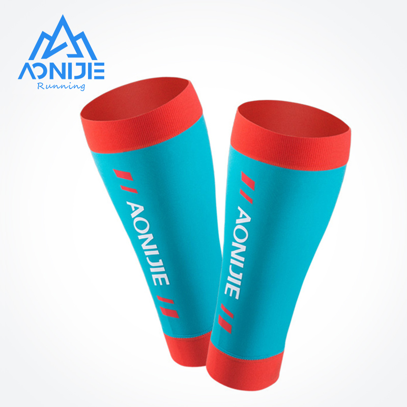 Compression Sleeve Calf - AONIJIE E4405 ถักการบีบอัดขาลูกวัวแขนถุงเท้า Shin Splint สนับสนุนสําหรับวิ่งจ๊อกกิ้งมาราธอนเดินป่าฟุตบอล