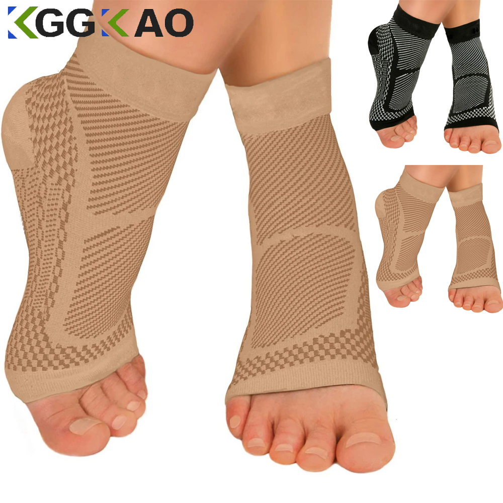 Ankle Brace Sock - 1 คู่กีฬาข้อเท้าสนับสนุนรั้งการบีบอัด Plantar Fasciitis ถุงเท้าสําหรับ Achilles