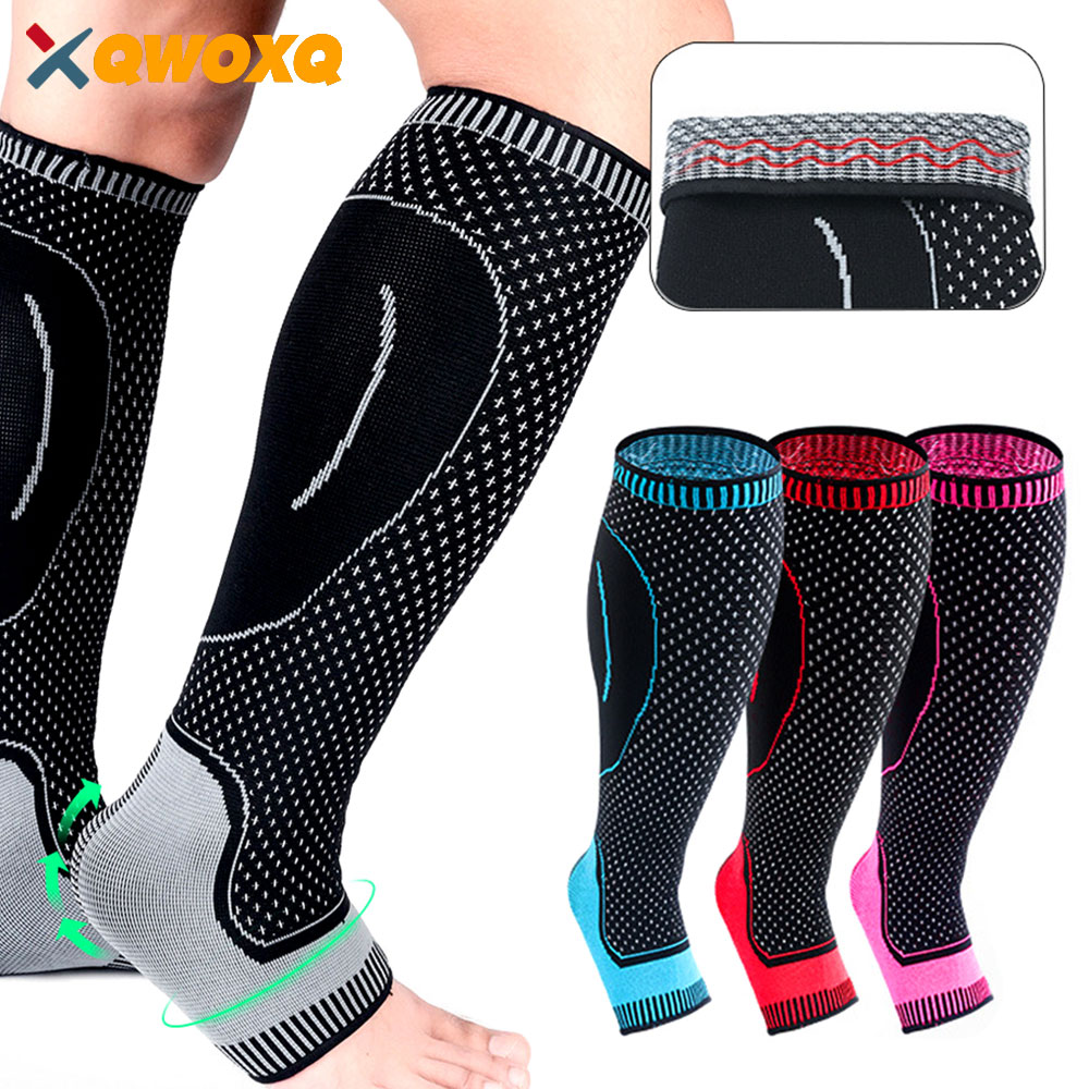 Ankle Brace Sock - 1 PCS ถุงเท้าการบีบอัดกระดูกสนับสนุนเข่าสูงถุงน่องลูกวัวข้อเท้าสําหรับฟุตบอลเล่นสกีเส้นเลือดขอด