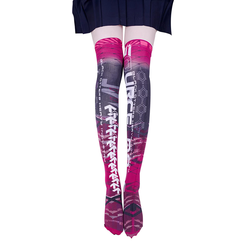 Knee High Sock Women - อะนิเมะ เกม หุ่นยนต์ AI เมค ถุงน่อง