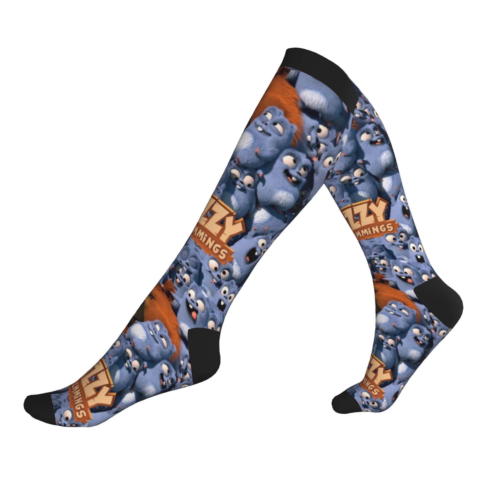 No Show Sock Women - ถุงเท้าลายการ์ตูนกริซซี่และพวกเลมมิงส์ สำหรับผู้ชายและผู้หญิง ยืดหยุ่นได้ เหมาะสำหรับฤดูร้อน ฤดูใบไม้ร่วง ฤดูหนาว