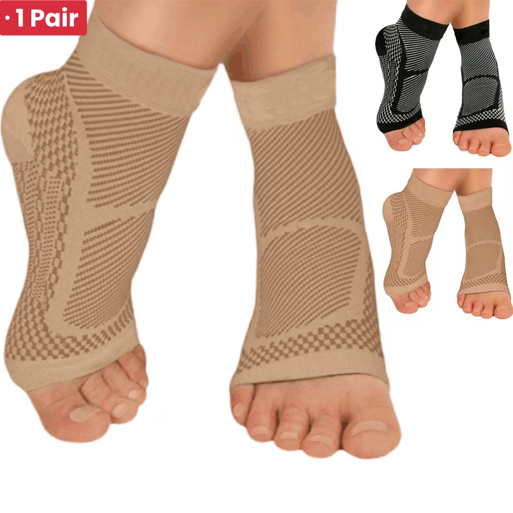 Ankle Brace Sock - 1 คู่กีฬาข้อเท้าสนับสนุนรั้งการบีบอัด Plantar Fasciitis ถุงเท้าสําหรับ Achilles