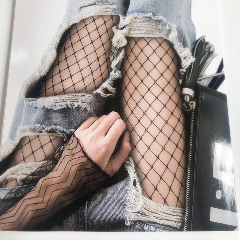 ถุงน่องตาข่ายสีดําสําหรับผู้หญ - Fishnet Stocking Women บทวิจารณ์และราคา
