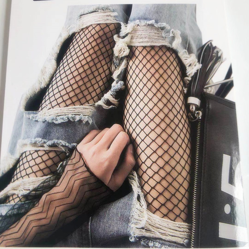 ถุงน่องตาข่ายสีดําสําหรับผู้หญ - Fishnet Stocking Women บทวิจารณ์และราคา