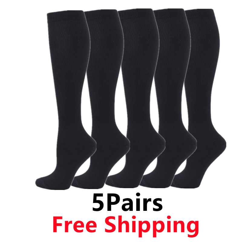 5ชิ้น/แพ็คถุงเท้าการบีบอัดผู้ช - Compression Sock Medical บทวิจารณ์และราคา
