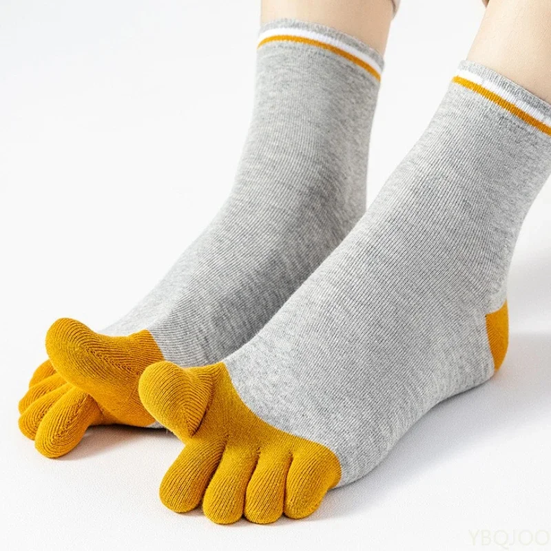 ถุงเท้าผู้ชายแบบห้านิ้ว 5 คู่  - Toe Sock Split บทวิจารณ์และราคา