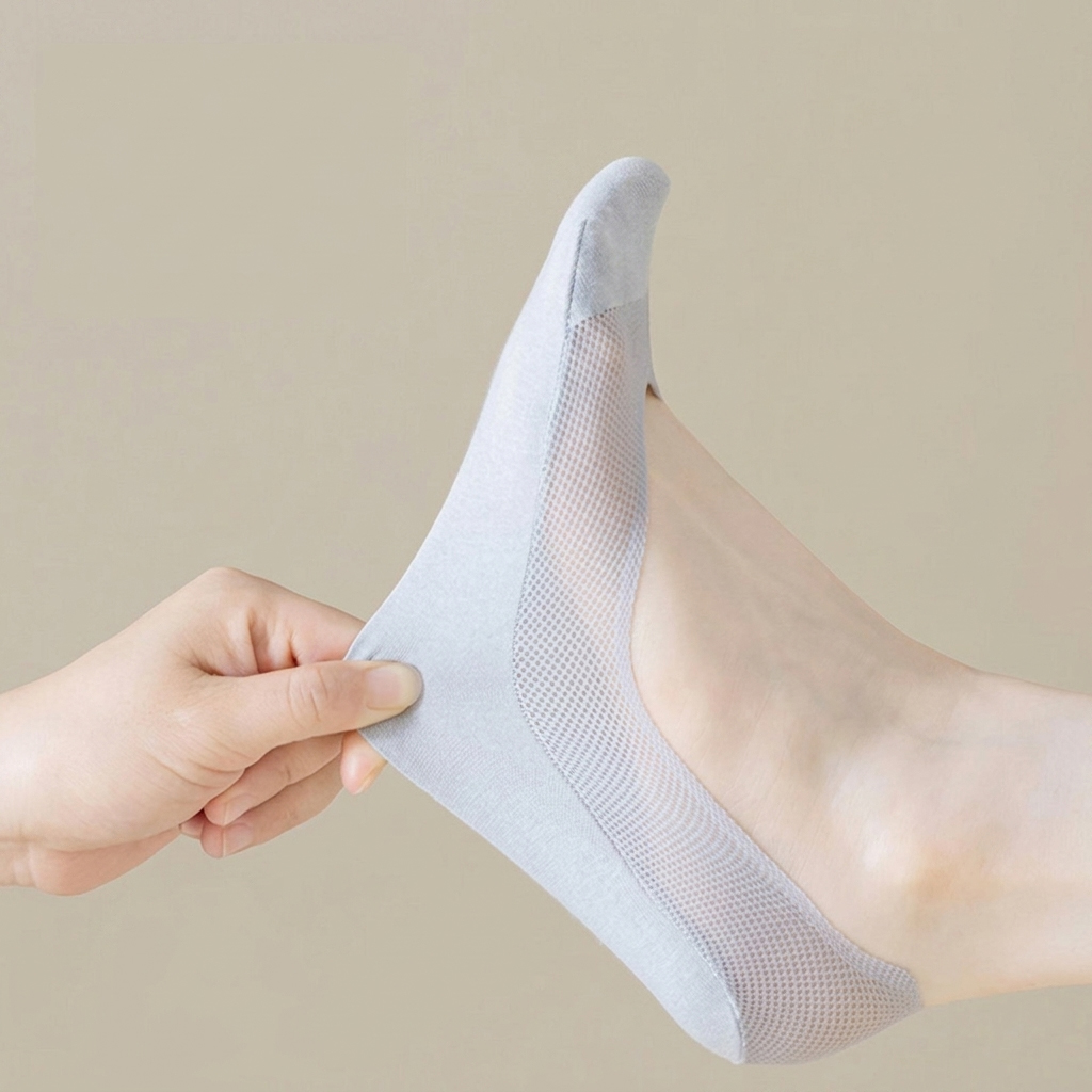 ถุงเท้าแบบซ่อน 3 คู่ สำหรับผู้ - Invisibility Sock Loafer บทวิจารณ์และราคา