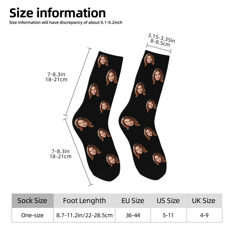 ถุงเท้าลายภาพถ่ายส่วนตัวสำหรับ - Dress Sock Men บทวิจารณ์และราคา