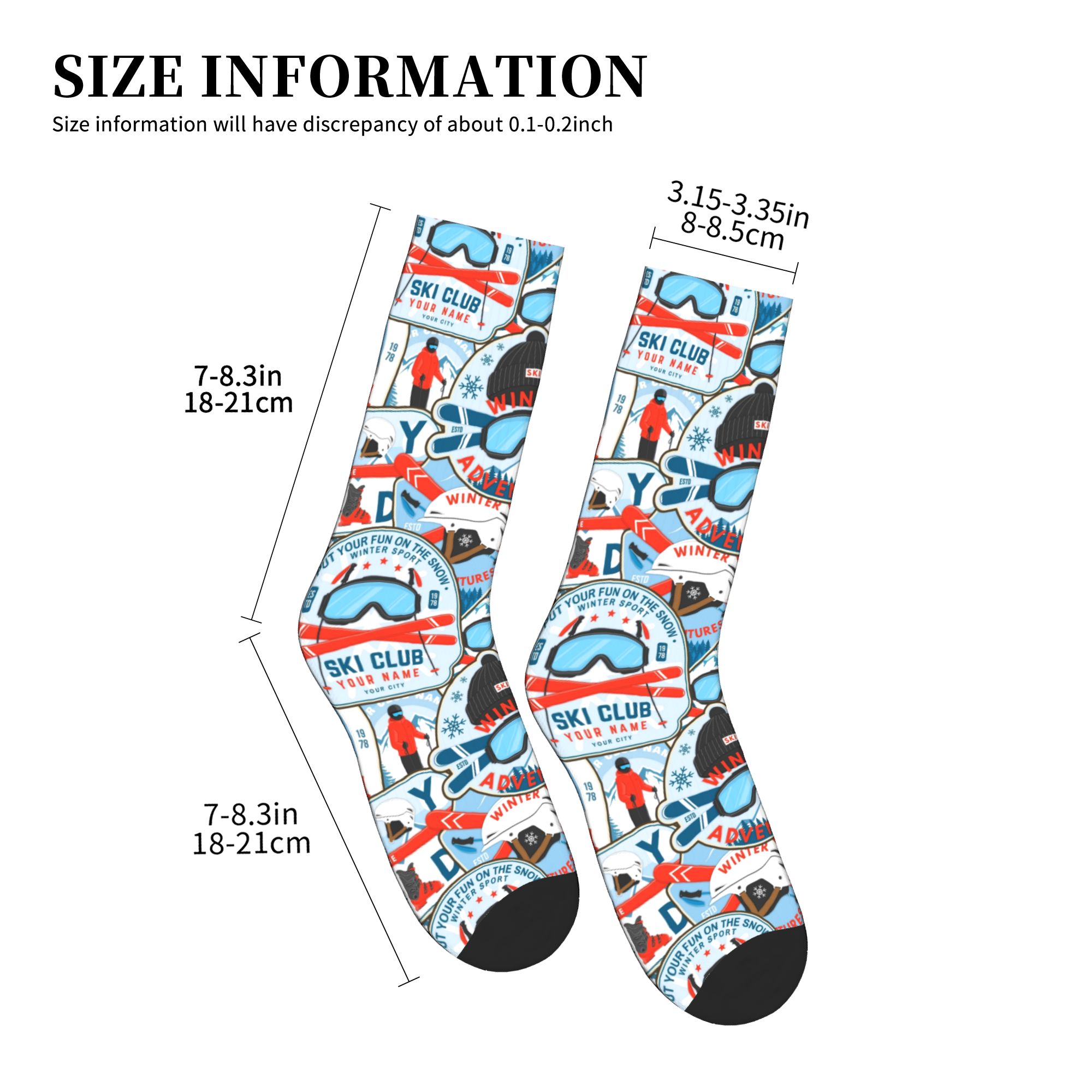วินเทจ เรด บลู สกี คลับถุงเท้า - Dress Sock Men บทวิจารณ์และราคา