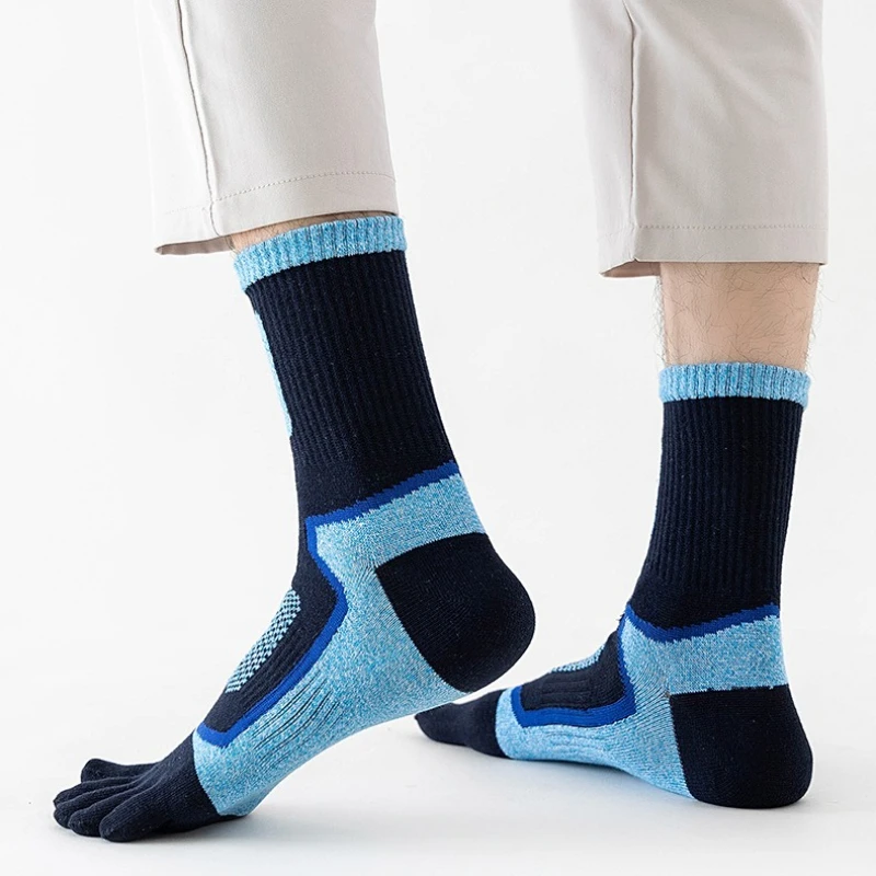 ถุงเท้ากีฬาผู้ชาย 3 คู่ แบบห้า - Toe Sock Split บทวิจารณ์และราคา