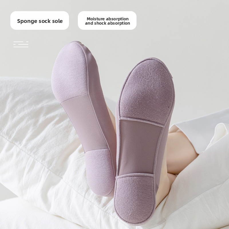 ถุงเท้าผู้หญิงแบบซ่อน 5 คู่ ชุ - Invisibility Sock Loafer บทวิจารณ์และราคา