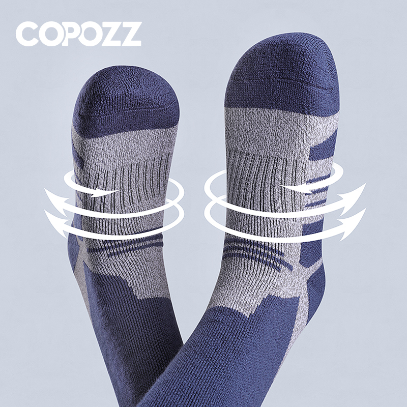 COPOZZ ฤดูหนาวผู้ชายผู้หญิงควา - Wool Hiking Sock บทวิจารณ์และราคา