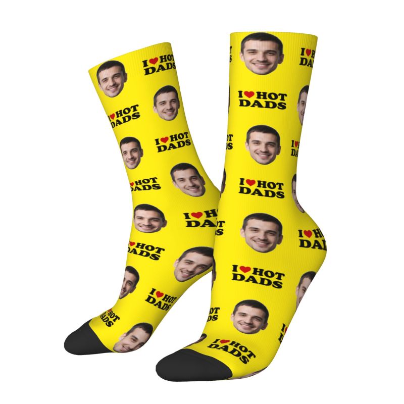 ถุงเท้าลายพิมพ์รูปหน้าแบบกำหนด - Dress Sock Men บทวิจารณ์และราคา