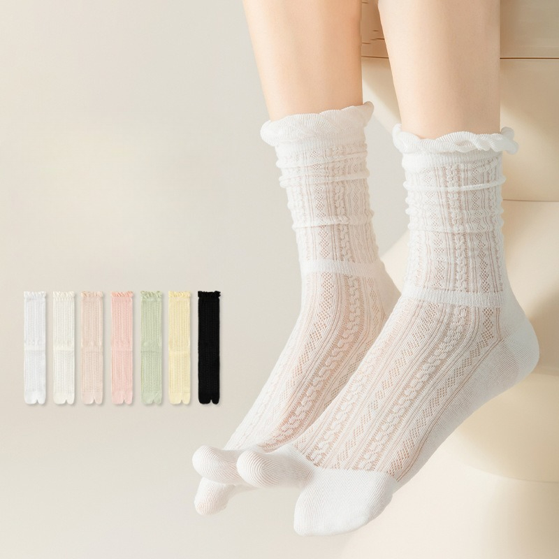 ถุงเท้าผู้หญิงแบบแยกนิ้วเท้า 5 - Toe Sock Split บทวิจารณ์และราคา
