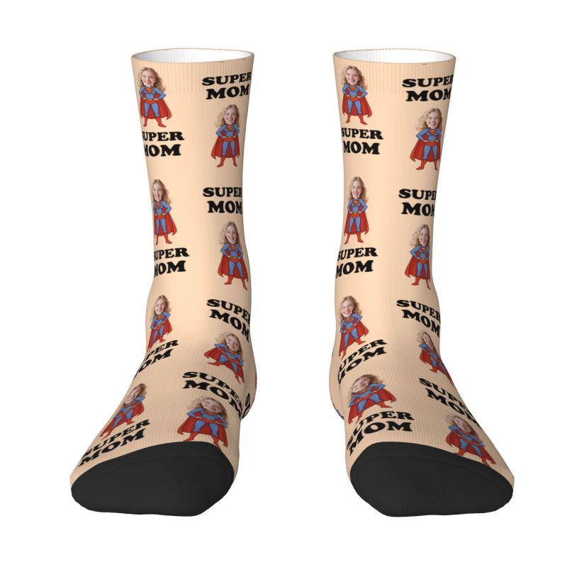 ถุงเท้าข้อสั้นลายพิมพ์รูปหน้าแ - Dress Sock Men บทวิจารณ์และราคา