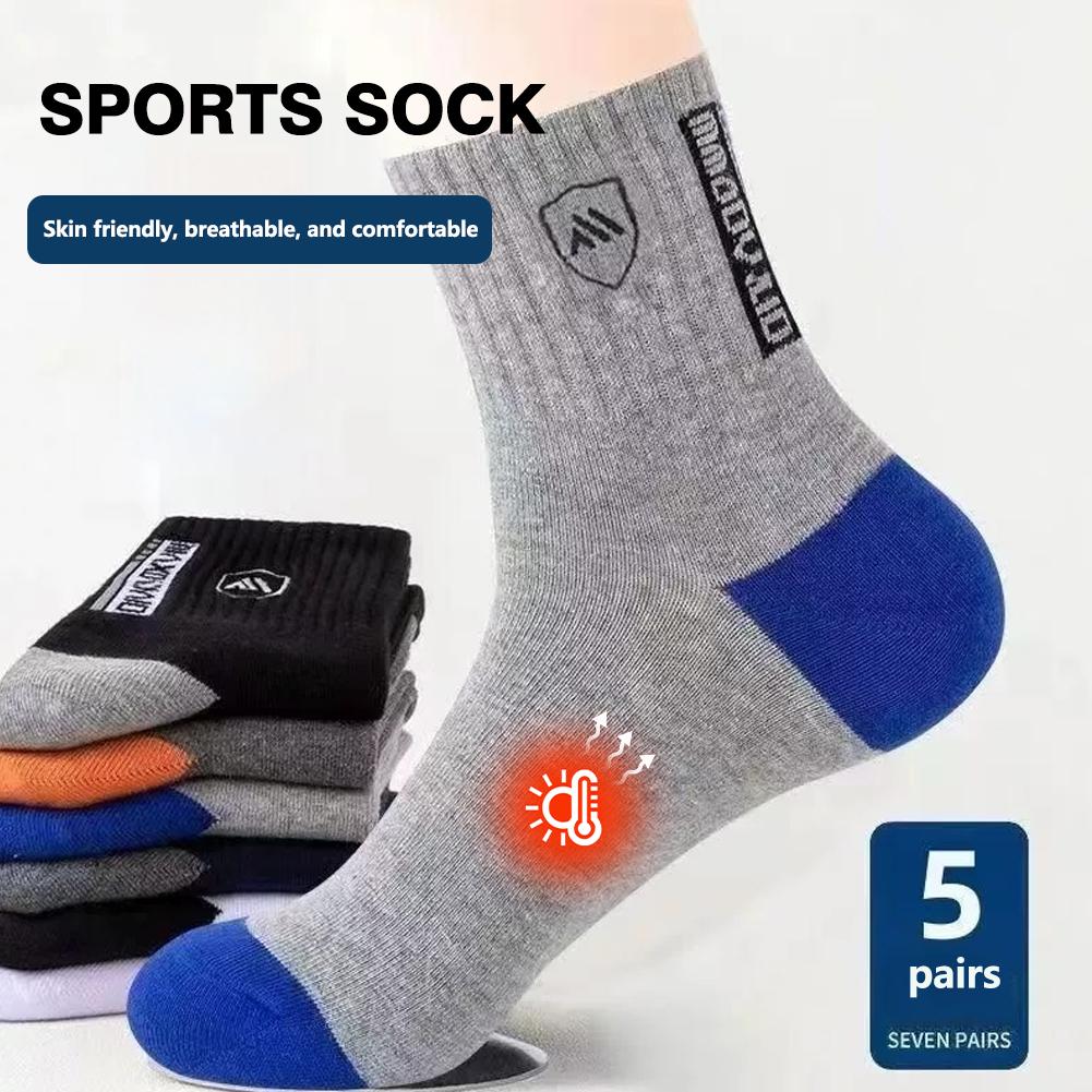 ถุงเท้าผู้ชายป้องกันกลิ่นและกั - Cotton Crew Sock Pack บทวิจารณ์และราคา