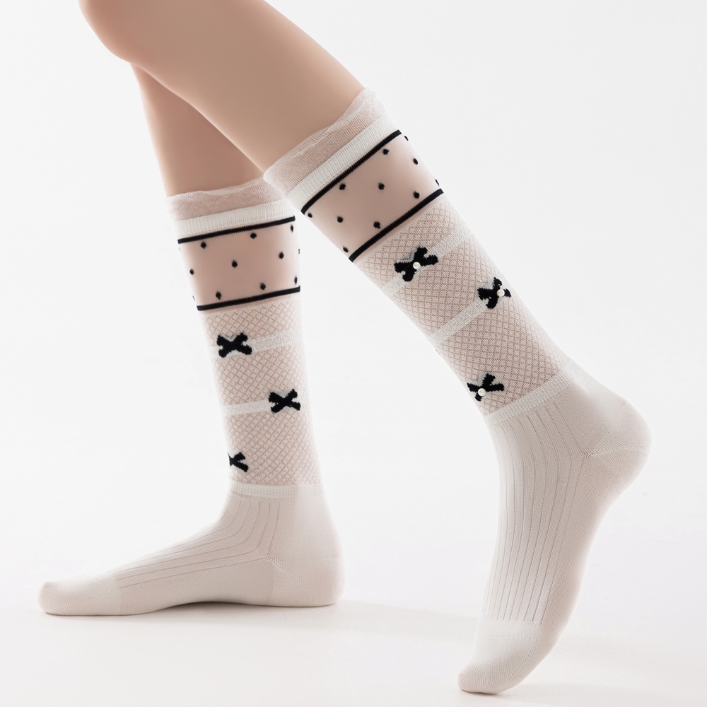 ถุงเท้าผู้หญิงน่ารัก 3 คู่ ถุง - Silk Sock Bamboo บทวิจารณ์และราคา