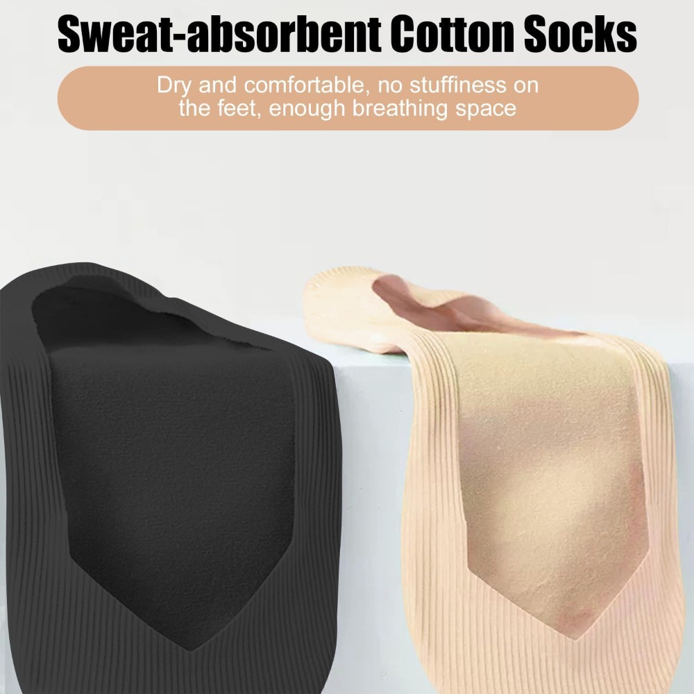 ถุงเท้าแบบไม่เห็นขอบ 6 คู่ สำห - Invisibility Sock Loafer บทวิจารณ์และราคา