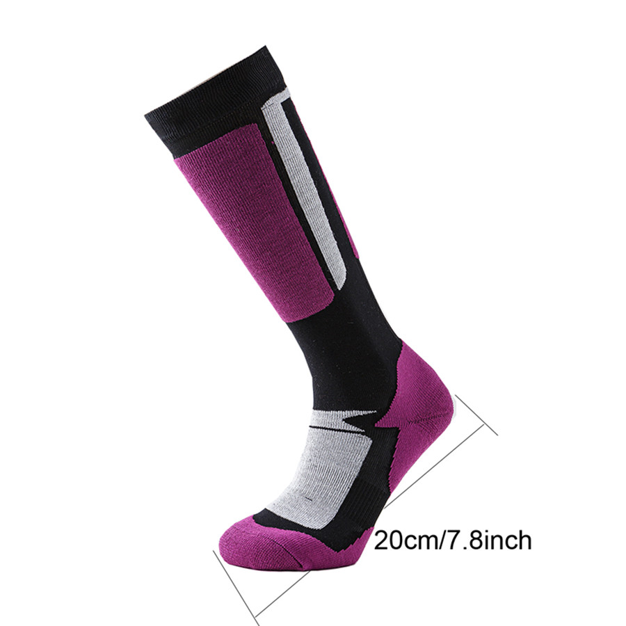 2/7 คู่ ถุงเท้ายาวถึงเข่าแบบหน - Thermal Sock Winter บทวิจารณ์และราคา