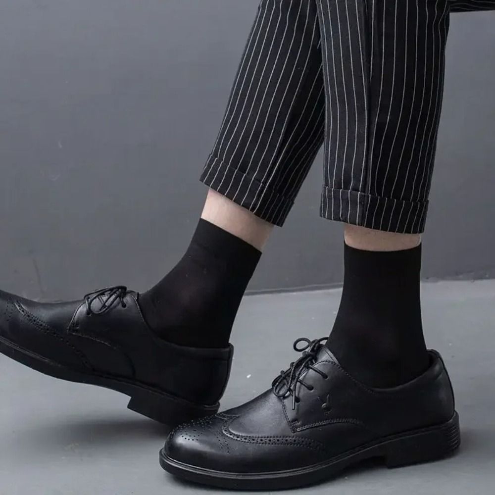 10 คู่ ถุงเท้าผู้ชายแบบใหม่ ระ - Silk Sock Bamboo บทวิจารณ์และราคา