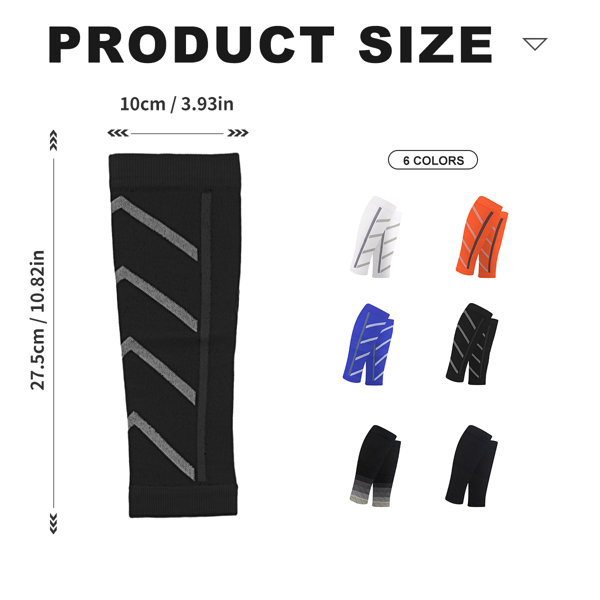 การบีบอัดกีฬาถุงเท้าลูกวัวสนับ - Compression Sleeve Calf บทวิจารณ์และราคา
