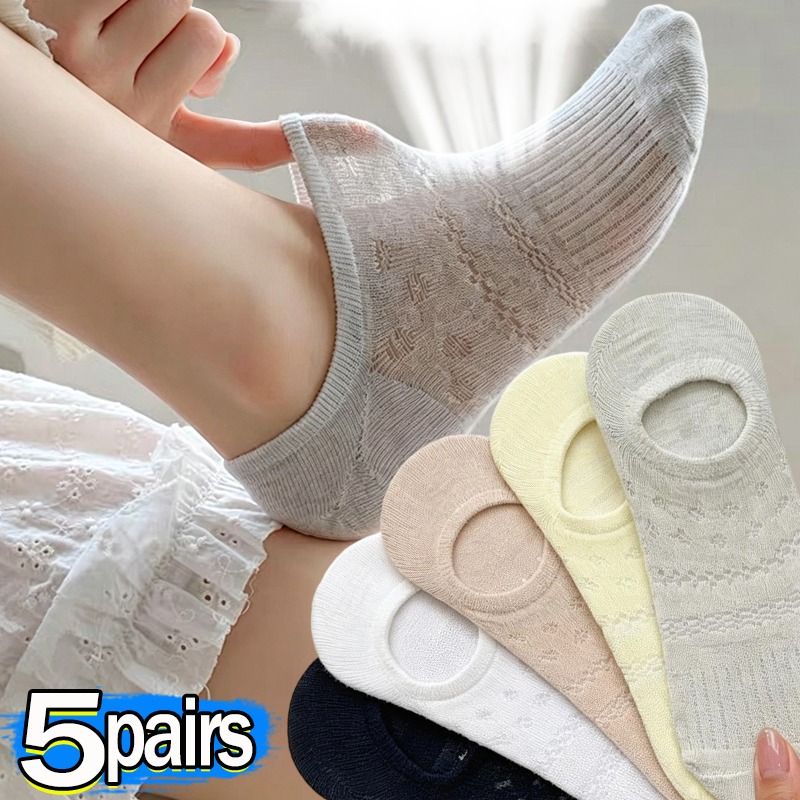 ถุงเท้าบัลเล่ต์แบบโปร่งสำหรับผ - Invisibility Sock Loafer บทวิจารณ์และราคา