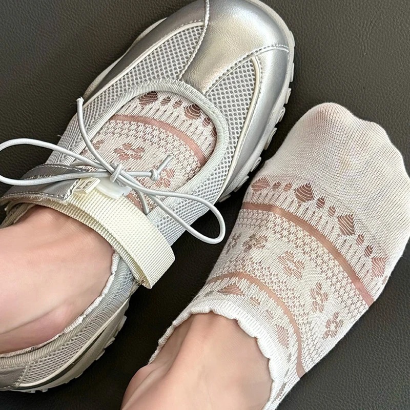 ถุงเท้าบัลเล่ต์แบบโปร่งสำหรับผ - Invisibility Sock Loafer บทวิจารณ์และราคา
