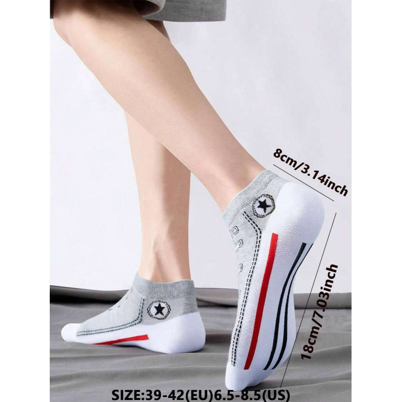 ถุงเท้าข้อสั้นระบายอากาศได้ดี  - Ankle Sock Low Cut บทวิจารณ์และราคา