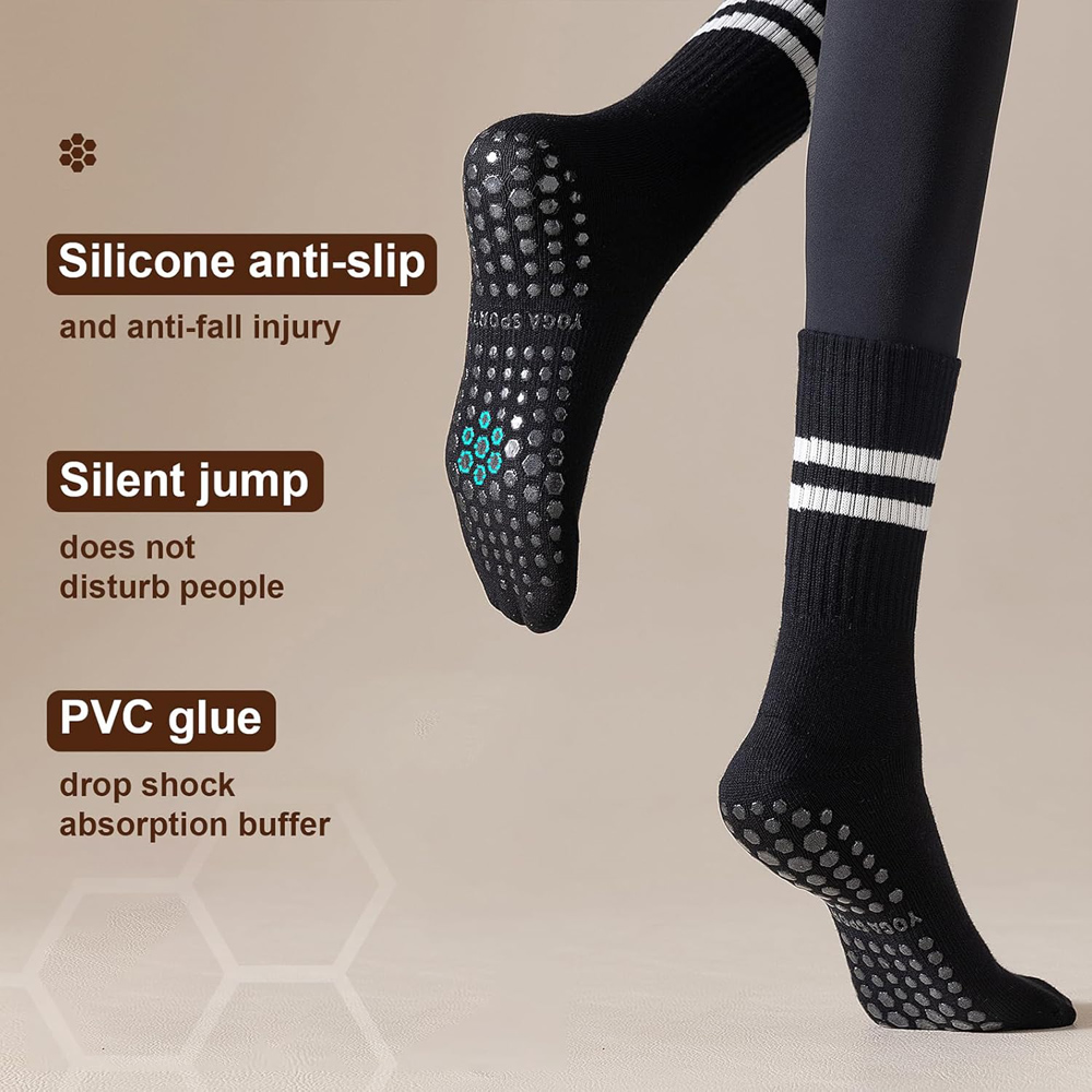 ถุงเท้าโยคะพิลาทิสพร้อมด้ามจับ - Grip Sock Yoga บทวิจารณ์และราคา