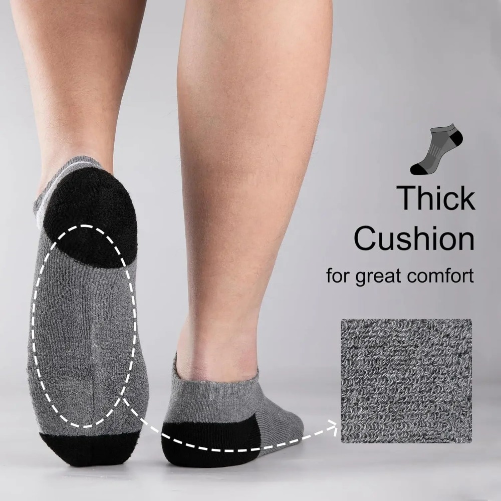 ถุงเท้าผู้ชายระบายอากาศได้ดี 1 - Ankle Sock Low Cut บทวิจารณ์และราคา