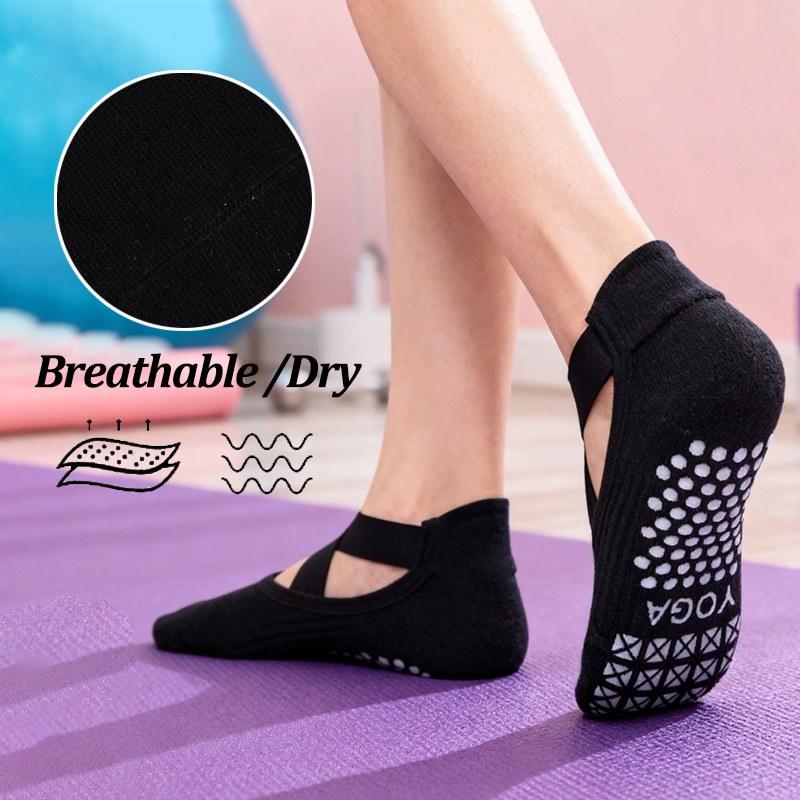 ถุงเท้าโยคะกันลื่นสำหรับผู้หญิ - No Show Sock Women บทวิจารณ์และราคา