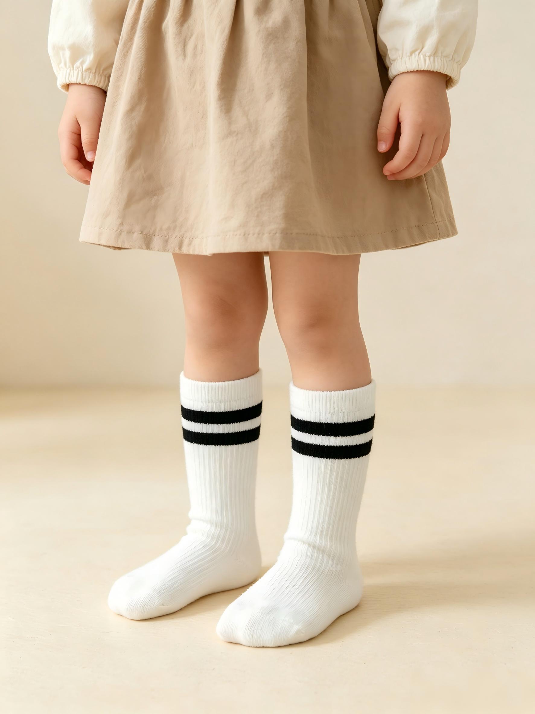 ถุงเท้าเด็กทารกและเด็กเล็ก ลาย - Cotton Crew Sock Pack บทวิจารณ์และราคา