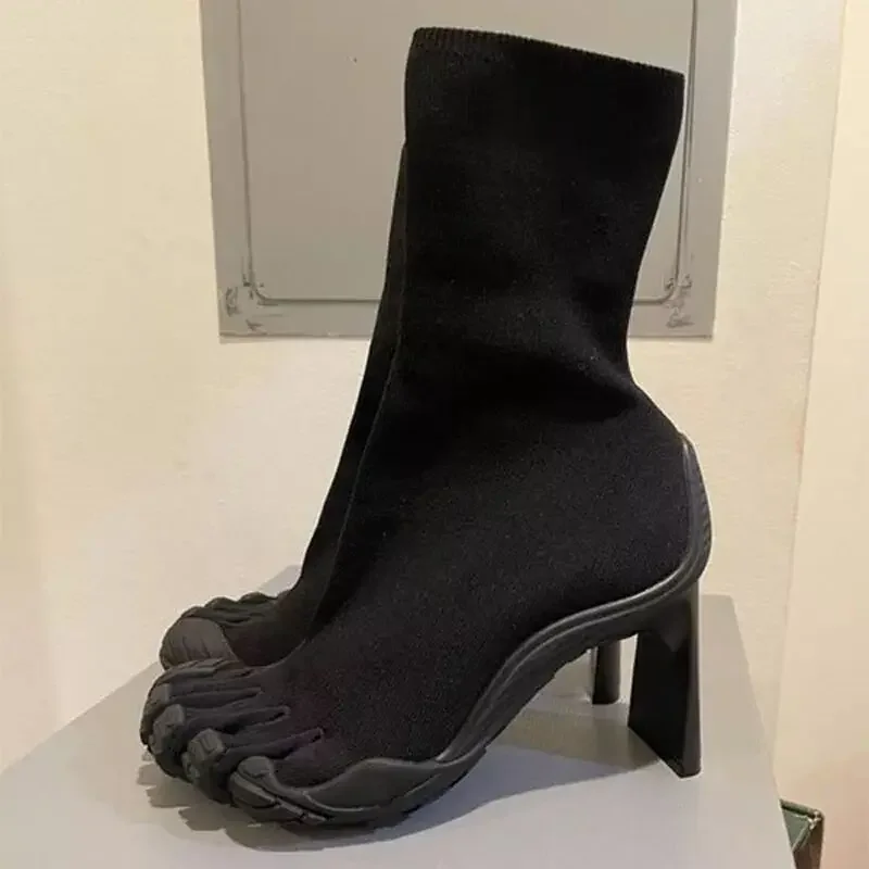 รองเท้าบูทแฟชั่นห้านิ้วสำหรับผ - Toe Sock Split บทวิจารณ์และราคา