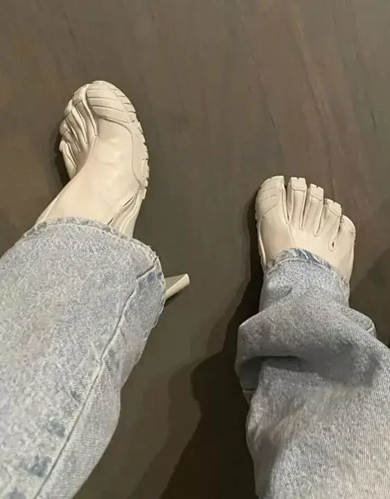 รองเท้าบูทแฟชั่นห้านิ้วสำหรับผ - Toe Sock Split บทวิจารณ์และราคา
