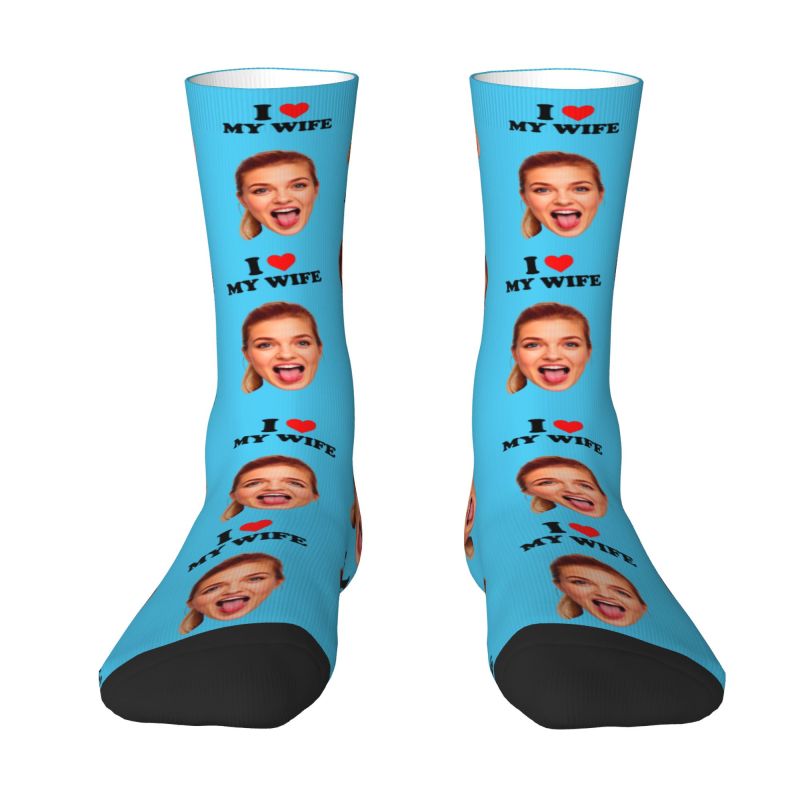 ถุงเท้าลายหน้าคนที่คุณรัก ถุงเ - Dress Sock Men บทวิจารณ์และราคา