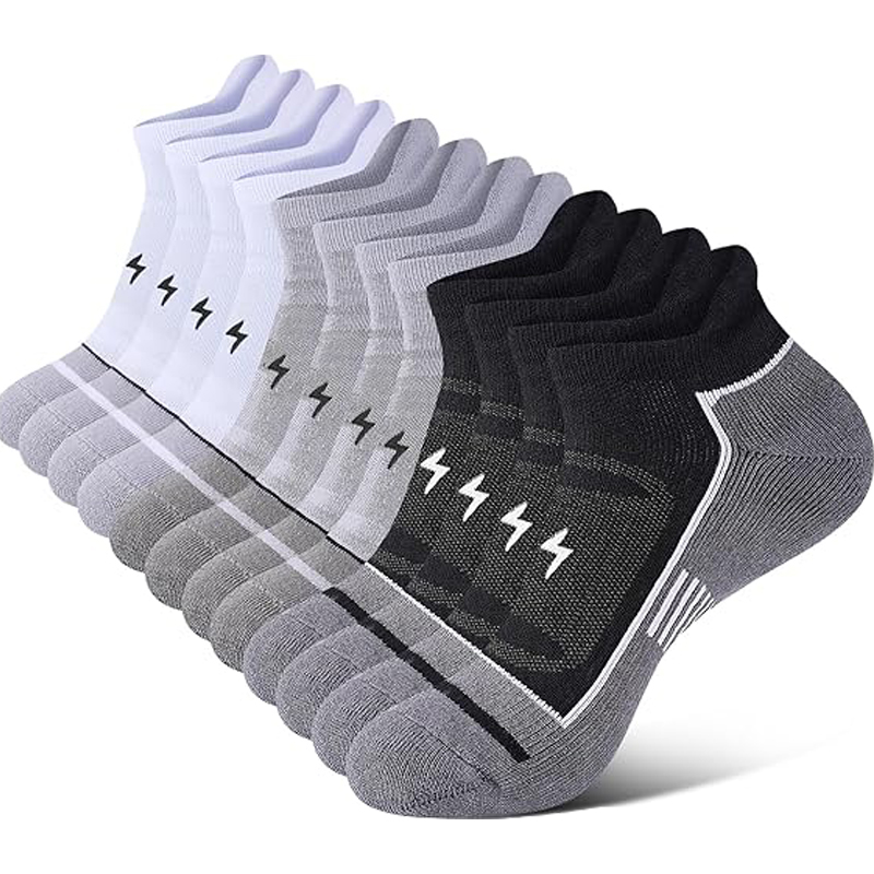 ถุงเท้ากีฬาผู้ชาย 6 คู่ แบบหนา - Athletic Sock Cushion บทวิจารณ์และราคา