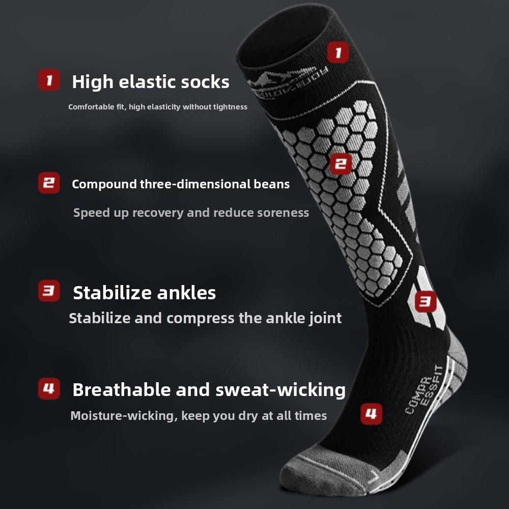 ใหม่ถุงเท้าสกีแบบหนาขึ้น ระบาย - Thermal Sock Winter บทวิจารณ์และราคา
