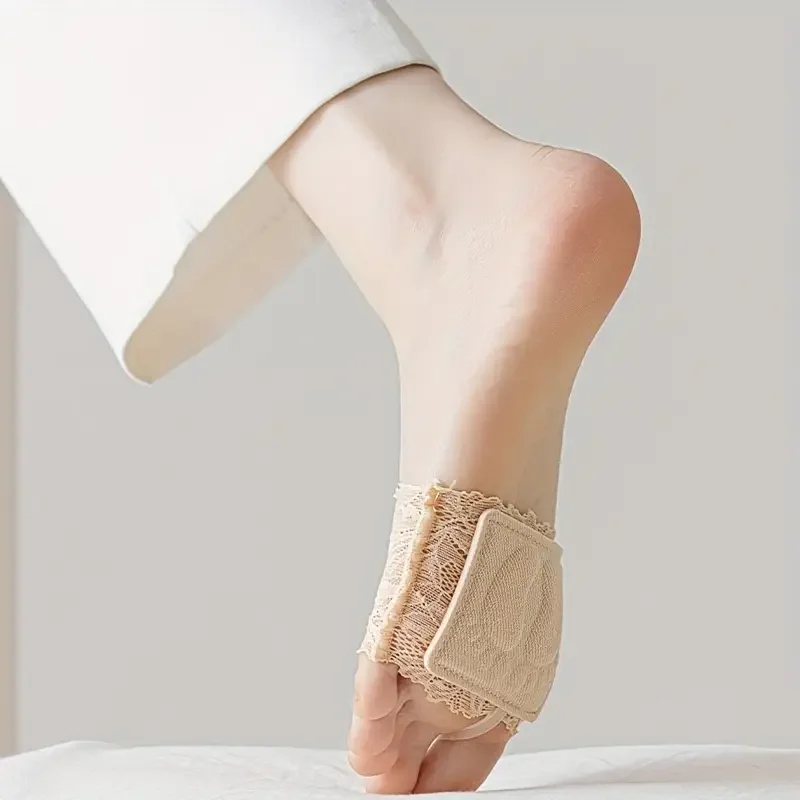 ถุงเท้าลูกไม้ผู้หญิงแบบไม่ลื่น - Invisibility Sock Loafer บทวิจารณ์และราคา