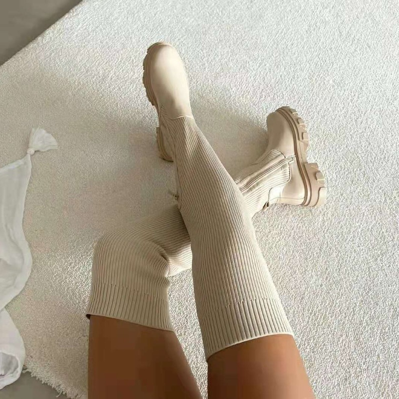 2025ฤดูหนาวรองเท้าผู้หญิงถุงเท - Knee High Sock Women บทวิจารณ์และราคา