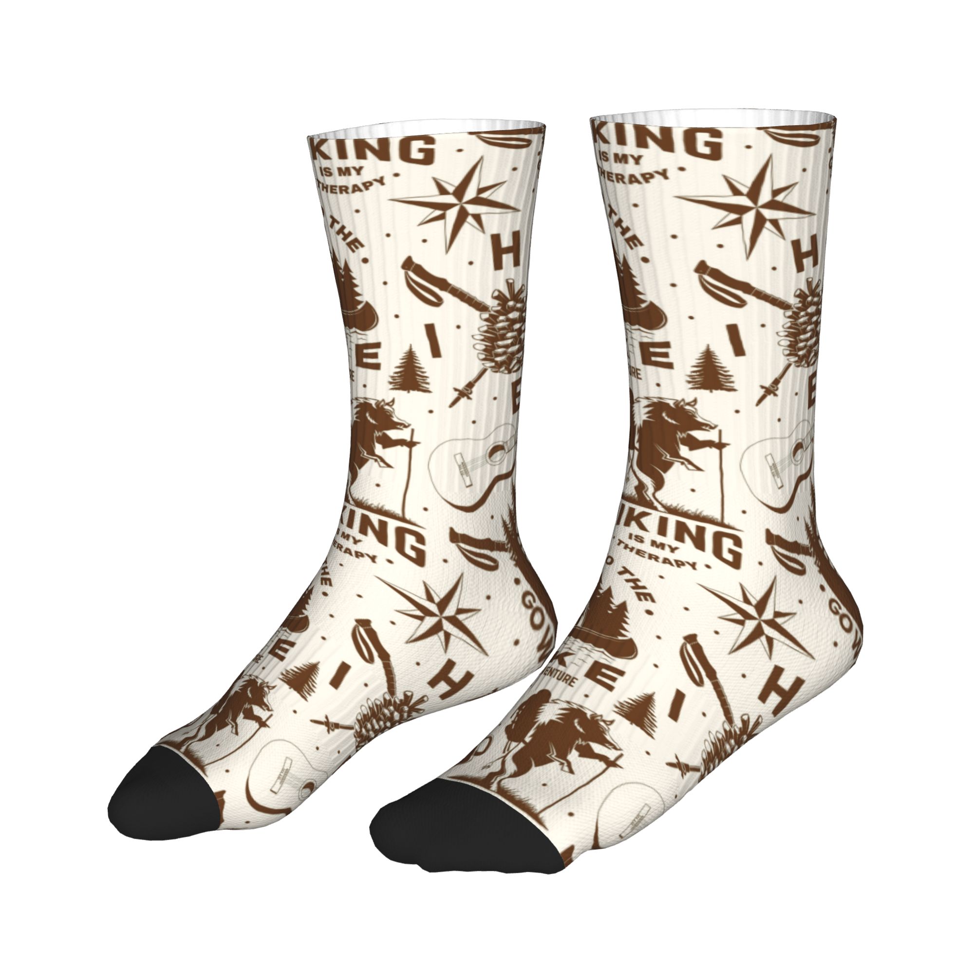 ถุงเท้าพิมพ์ลายไร้รอยต่อ Novel - Dress Sock Men บทวิจารณ์และราคา