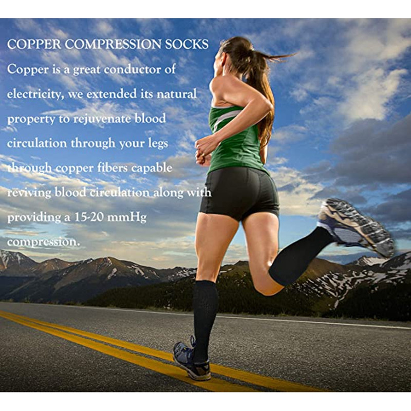 S-XXL ถุงเท้าการบีบอัดผู้ชายผู - Compression Sock Medical บทวิจารณ์และราคา