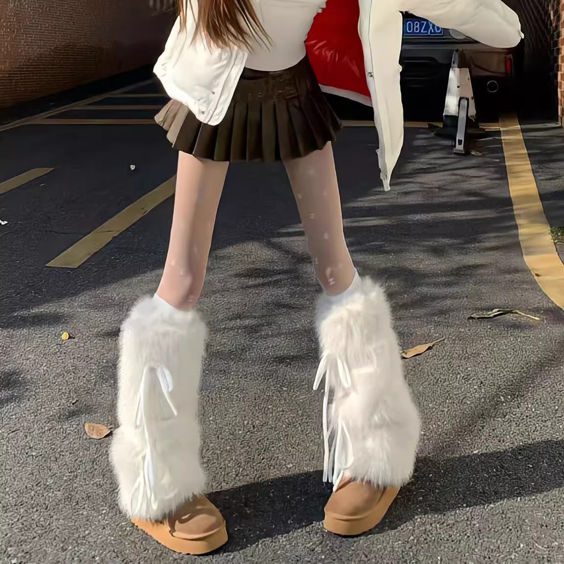 ที่อุ่นขาขนเฟอร์เทียมสำหรับผู้ - Boot Sock Slouchy บทวิจารณ์และราคา