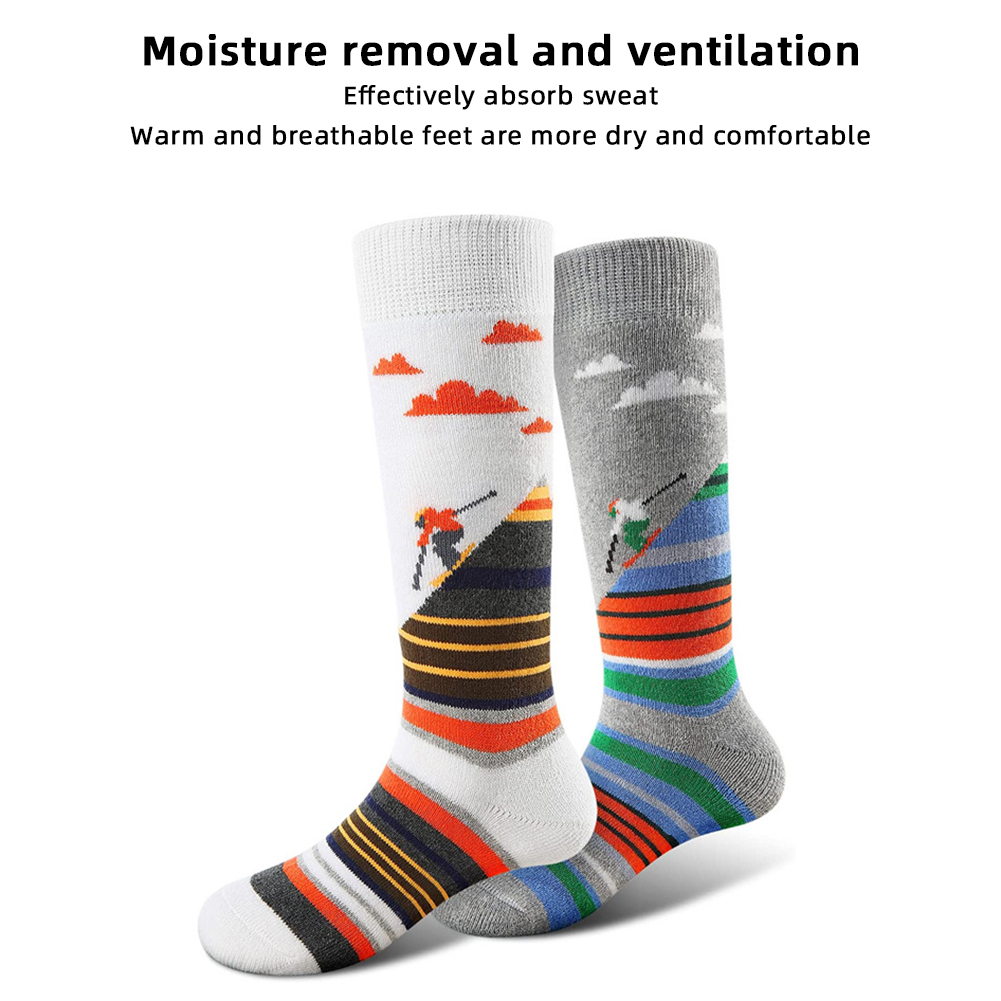 ถุงเท้าสกีขนแกะขนยาวน้ำหนักเบา - Wool Hiking Sock บทวิจารณ์และราคา