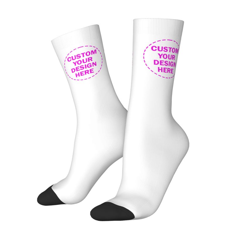 ถุงเท้าลายสกรีนส่วนตัว โลโก้ ข - Dress Sock Men บทวิจารณ์และราคา
