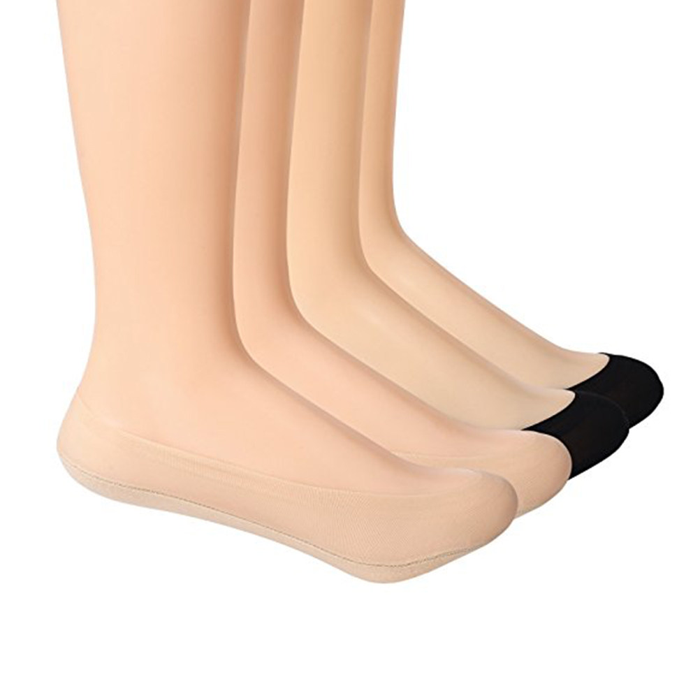 ถุงเท้าผู้หญิงแบบซ่อนข้อ 4 คู่ - Invisibility Sock Loafer บทวิจารณ์และราคา