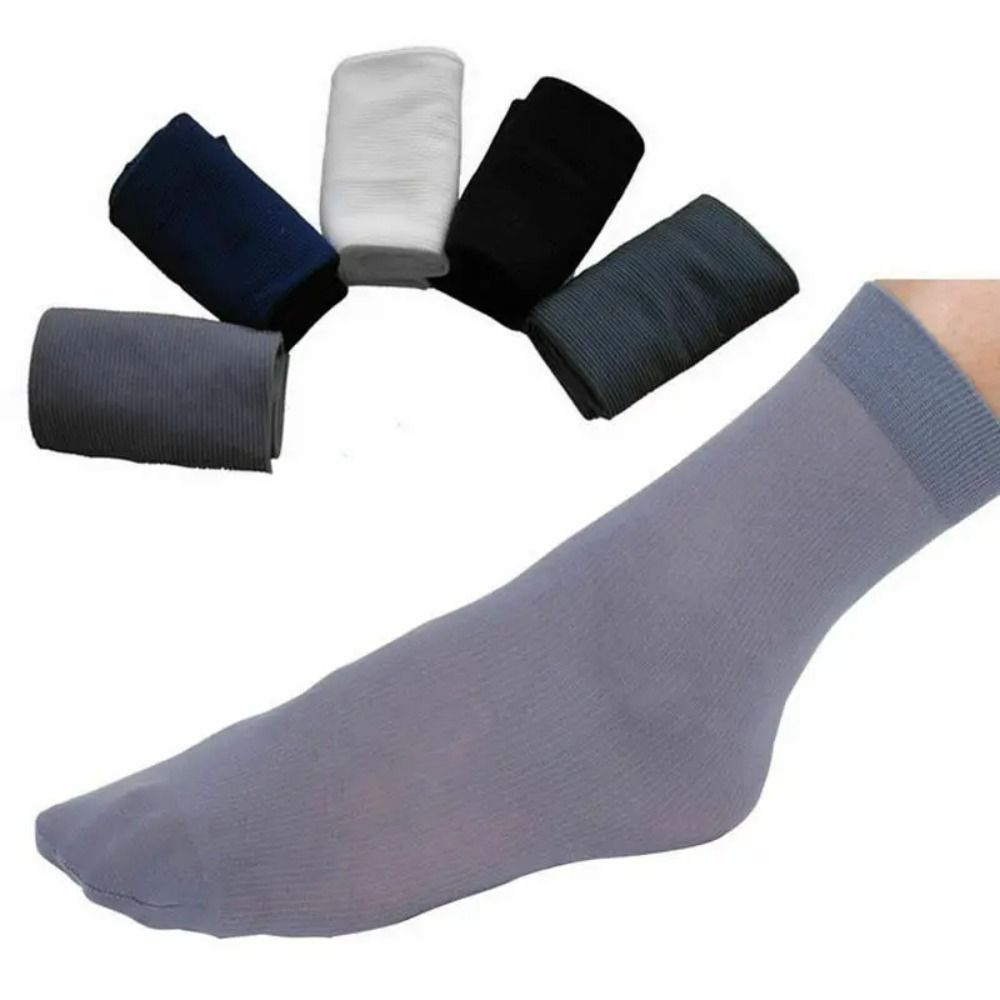 ถุงเท้าผู้ชายแบบสบายๆ ระบายอาก - Silk Sock Bamboo บทวิจารณ์และราคา